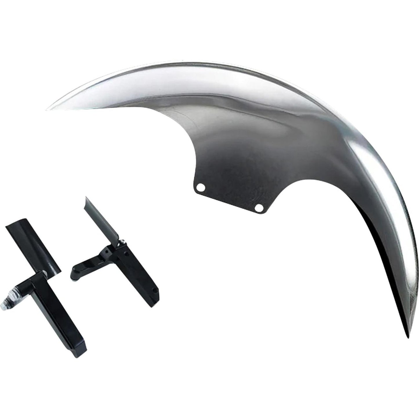 Paul Yaffe's Bagger Nation Cafe Front Fender - 18" Wheel Debris Guards for HD Softail [MPN: PYO:CAFE-19-18SG-B]_2568427