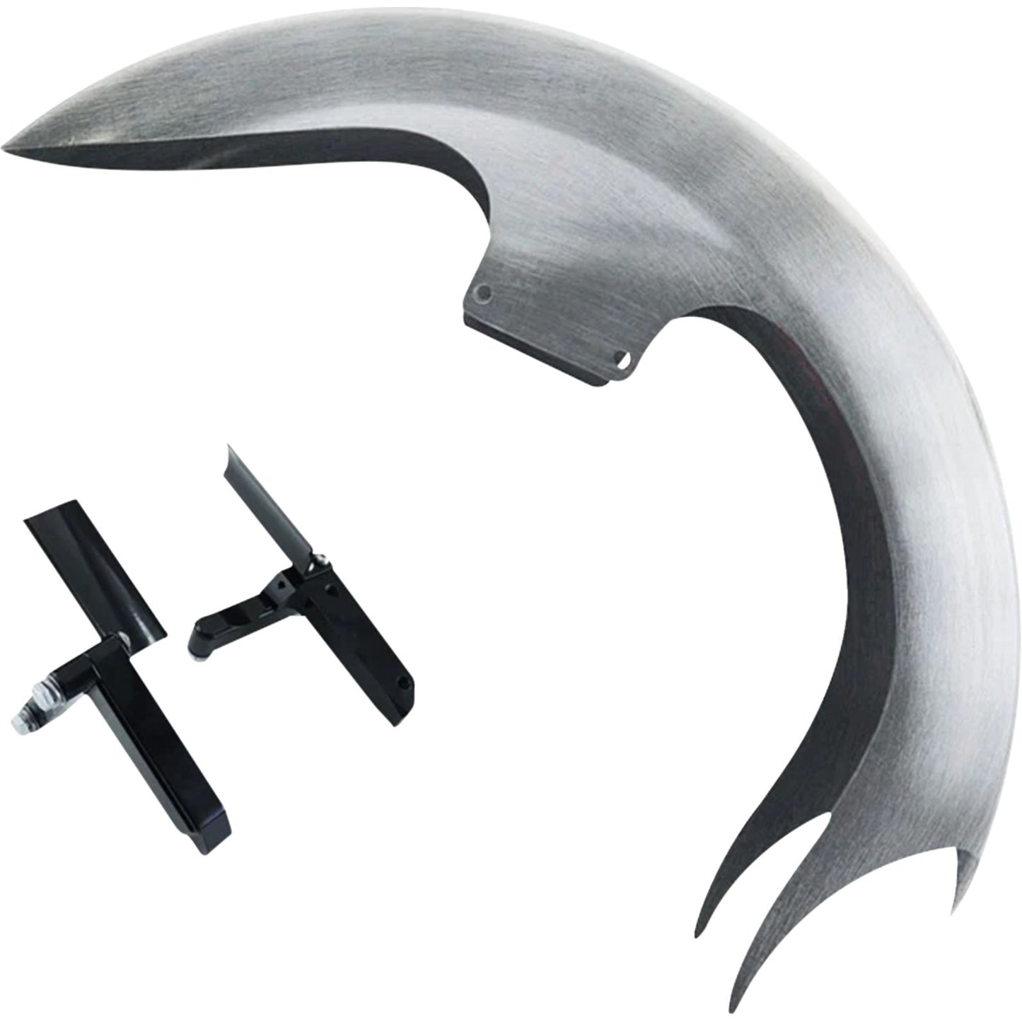 Paul Yaffe's Bagger Nation Talon Front Fender - 21" Wheel Debris Guards for HD Softail [MPN: PYO:TALON21-18SG-B]_2562763