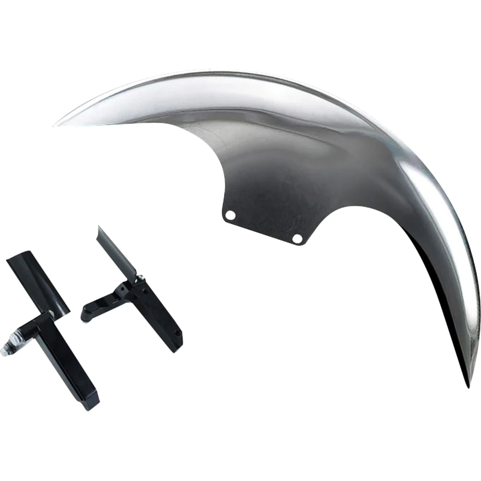 Paul Yaffe's Bagger Nation Cafe Front Fender - 21" Wheel Debris Guards for HD Softail [MPN: PYO:CAFE-21-18SG-B]_2565215