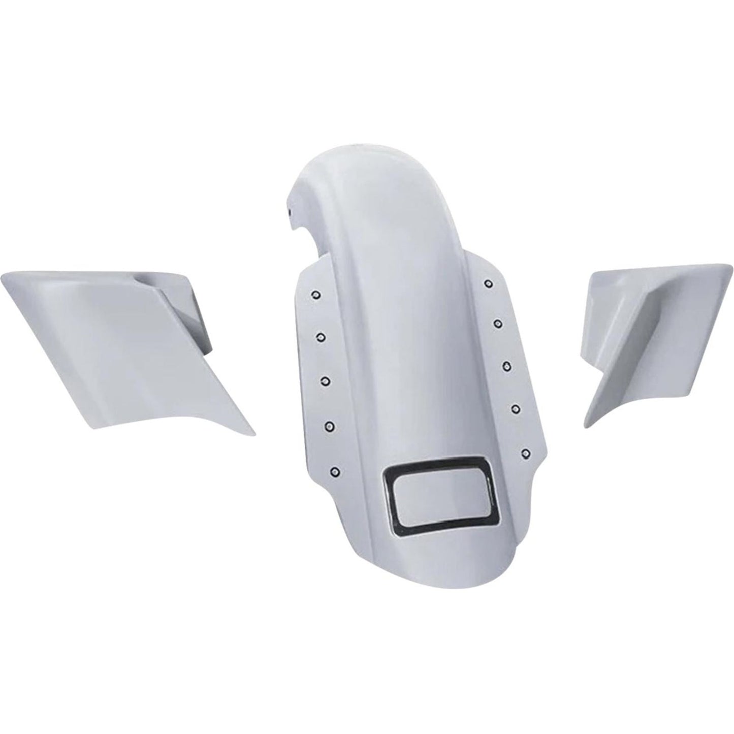Paul Yaffe's Bagger Nation Swoop Rear Fender Black Plate Frame for HD Touring [MPN: PYO:KIT-3PC-DO-STR-B]_2568589