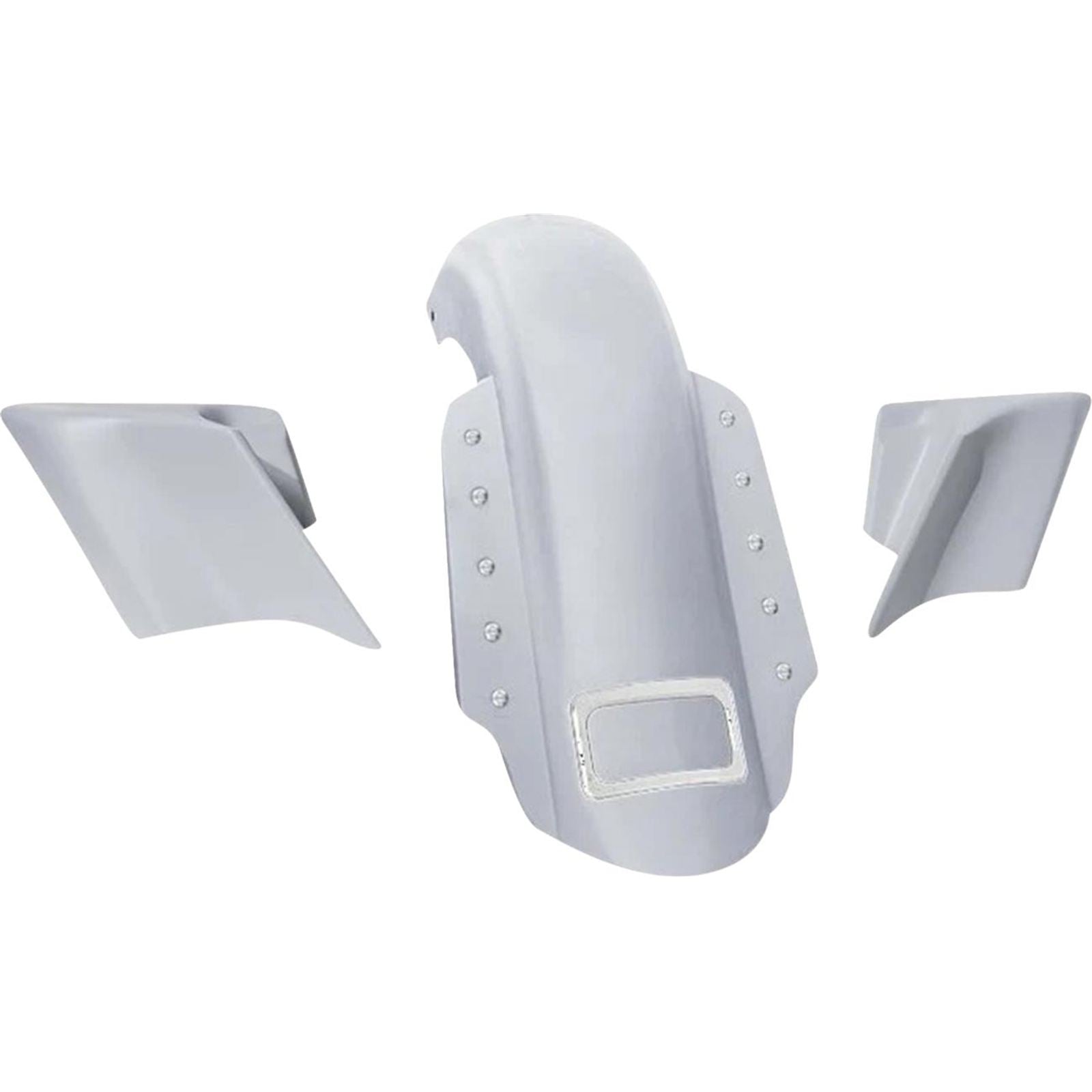 Paul Yaffe's Bagger Nation Swoop Rear Fender Chrome Plate Frame for HD Touring [MPN: PYO:KIT-3PC-DO-STR-C]_2568413