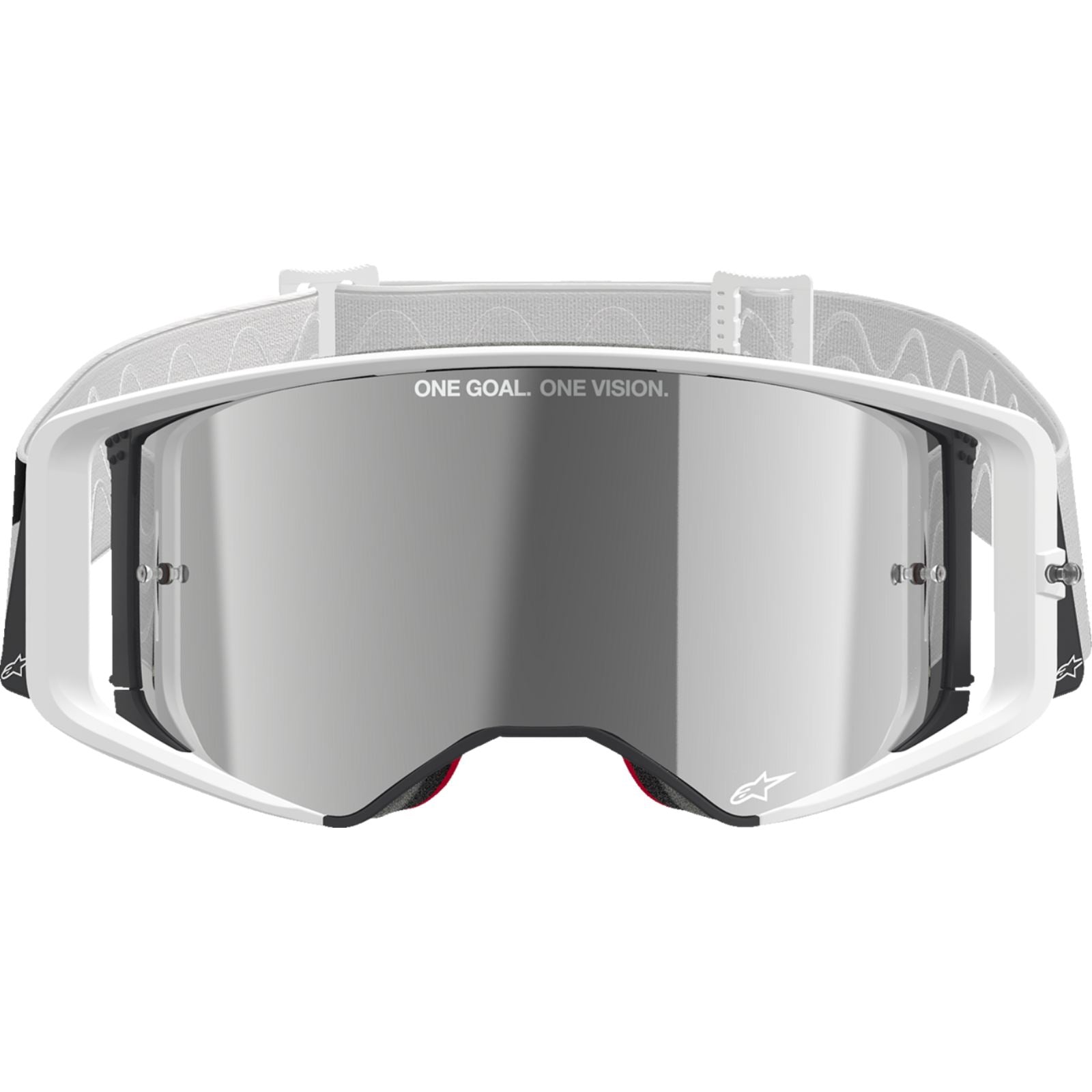 Alpinestars Supertech Goggles - Corp - White - Silver Mirror Lens [MPN: 5100325-2055]_2562733