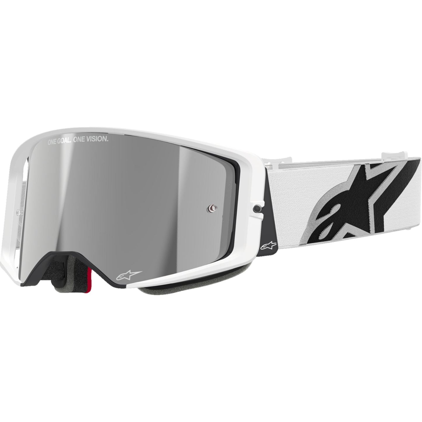 Alpinestars Supertech Goggles - Corp - White - Silver Mirror Lens [MPN: 5100325-2055]_2563897