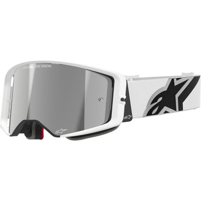 Alpinestars Supertech Goggles - Corp - White - Silver Mirror Lens [MPN: 5100325-2055]_2563897