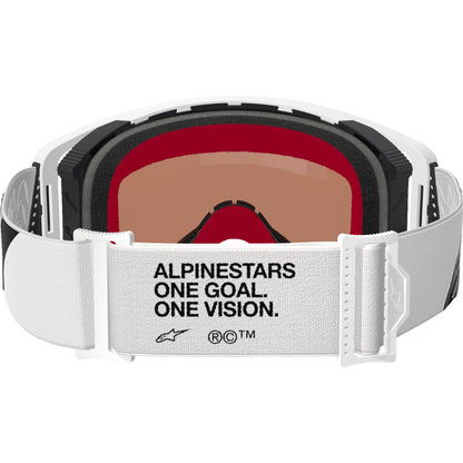Alpinestars Supertech Goggles - Corp - White - Silver Mirror Lens [MPN: 5100325-2055]_2564422