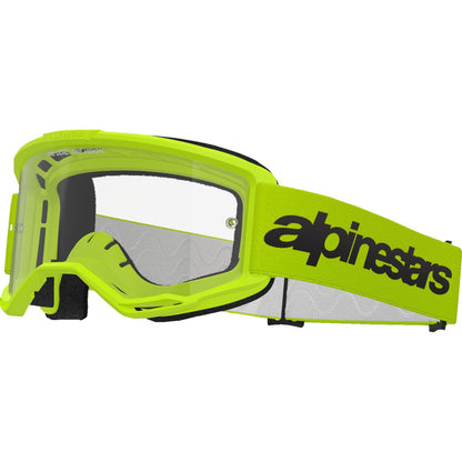 Alpinestars Vision 3 Goggles - Wordmark - Yellow - Clear Lens [MPN: 5103325-5038]_2565484