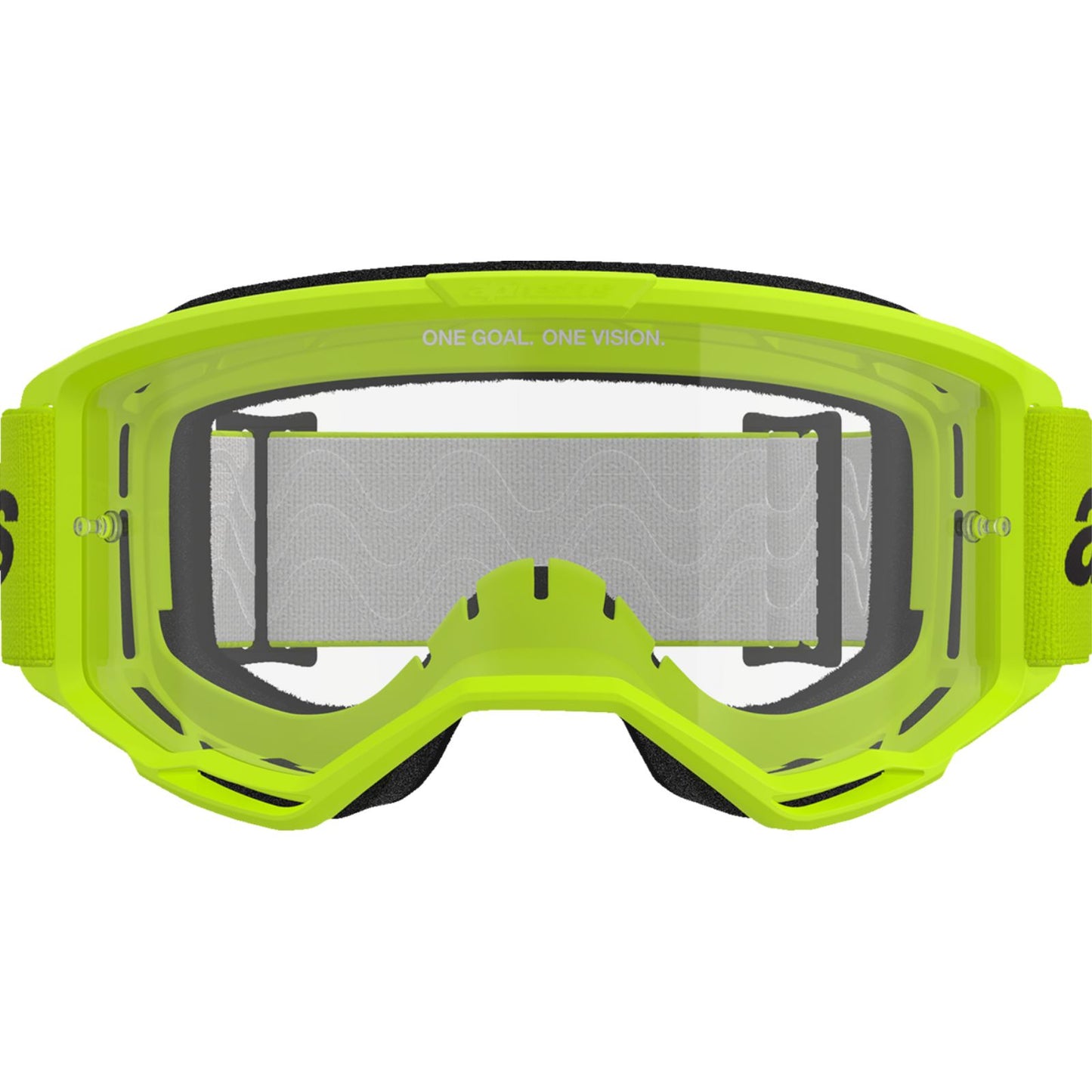 Alpinestars Vision 3 Goggles - Wordmark - Yellow - Clear Lens [MPN: 5103325-5038]_2566008