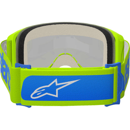 Alpinestars Vision 5 Goggles - Blaze - Yellow/Blue - Blue Mirror Lens [MPN: 5102125-5007]_2560493