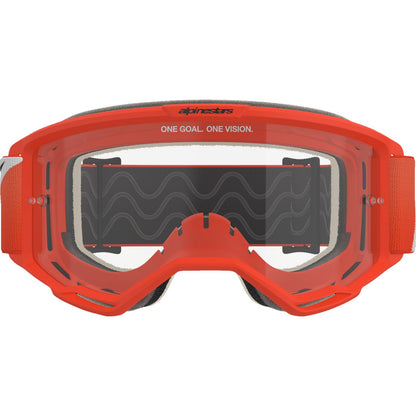 Alpinestars Vision 5 Goggles - Corp - Orange - Clear Lens [MPN: 5101725-430]_2560529