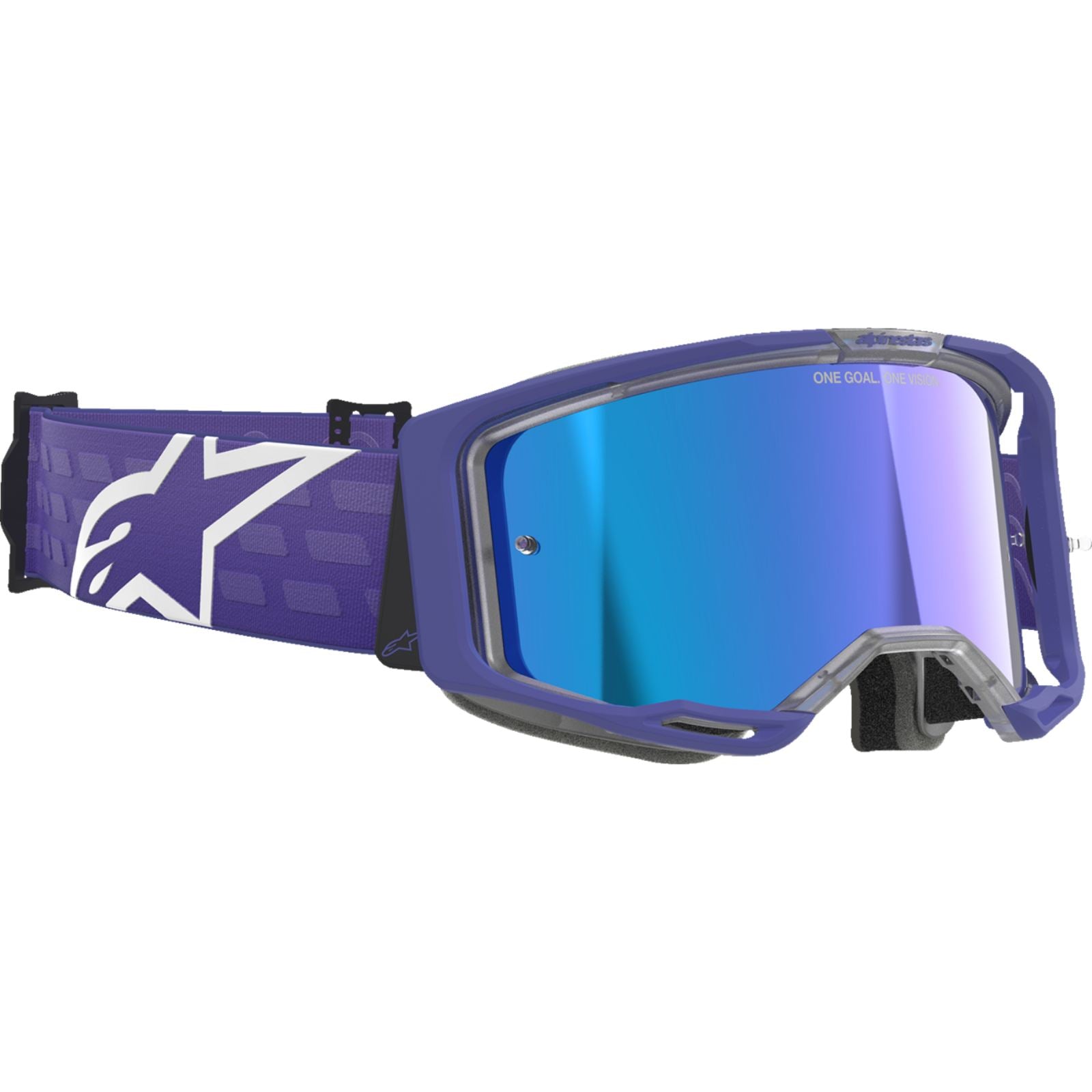 Alpinestars Vision 8 Goggles - Corp - Purple - Blue Mirror Lens [MPN: 5101625-3116]_2563122