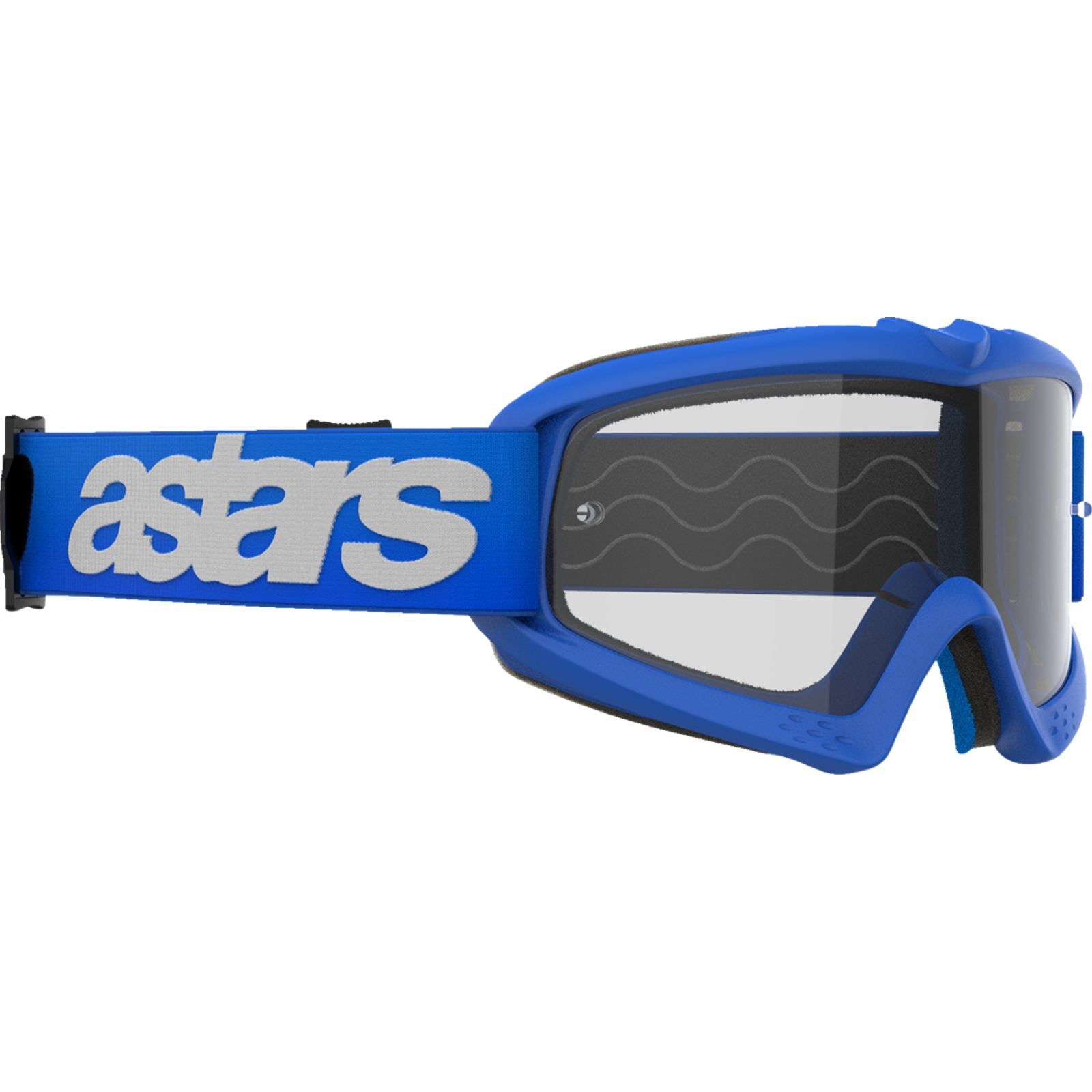 Alpinestars Youth Vision Goggles - Blaze - Blue - Clear Lens [MPN: 5140325-7189]_2562228