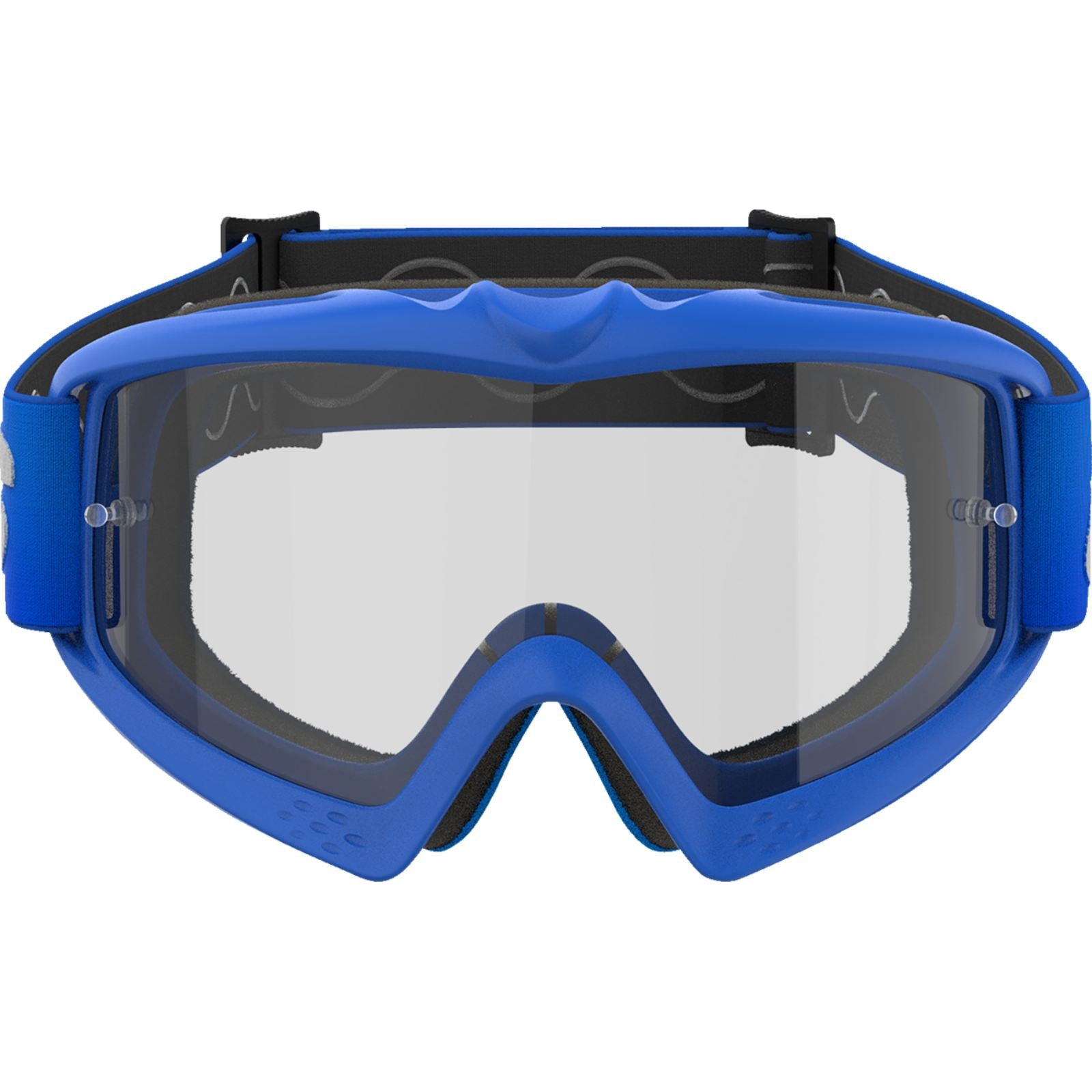 Alpinestars Youth Vision Goggles - Blaze - Blue - Clear Lens [MPN: 5140325-7189]_2564534