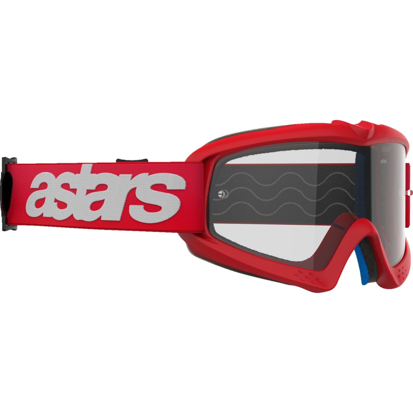 Alpinestars Youth Vision Goggles - Blaze - Red - Clear Lens [MPN: 5140325-3067]_2565664