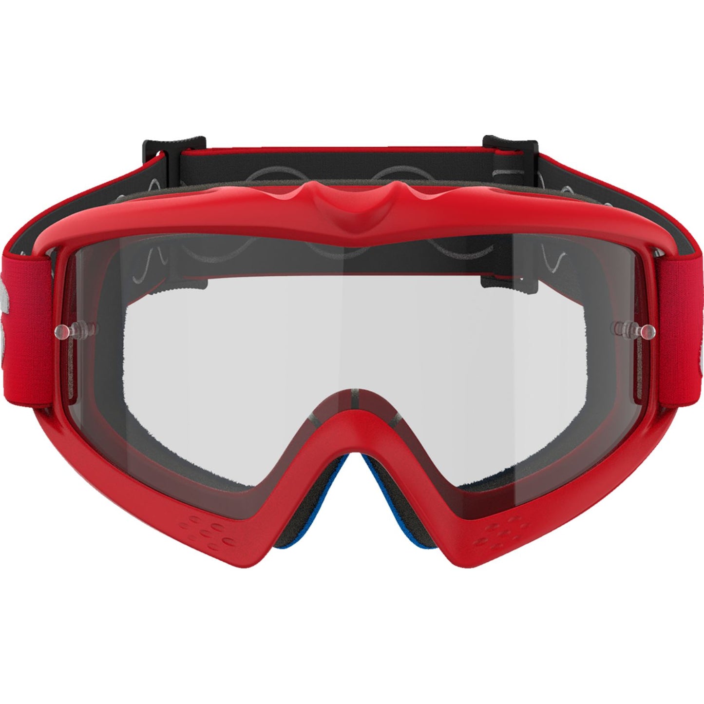 Alpinestars Youth Vision Goggles - Blaze - Red - Clear Lens [MPN: 5140325-3067]_2566408