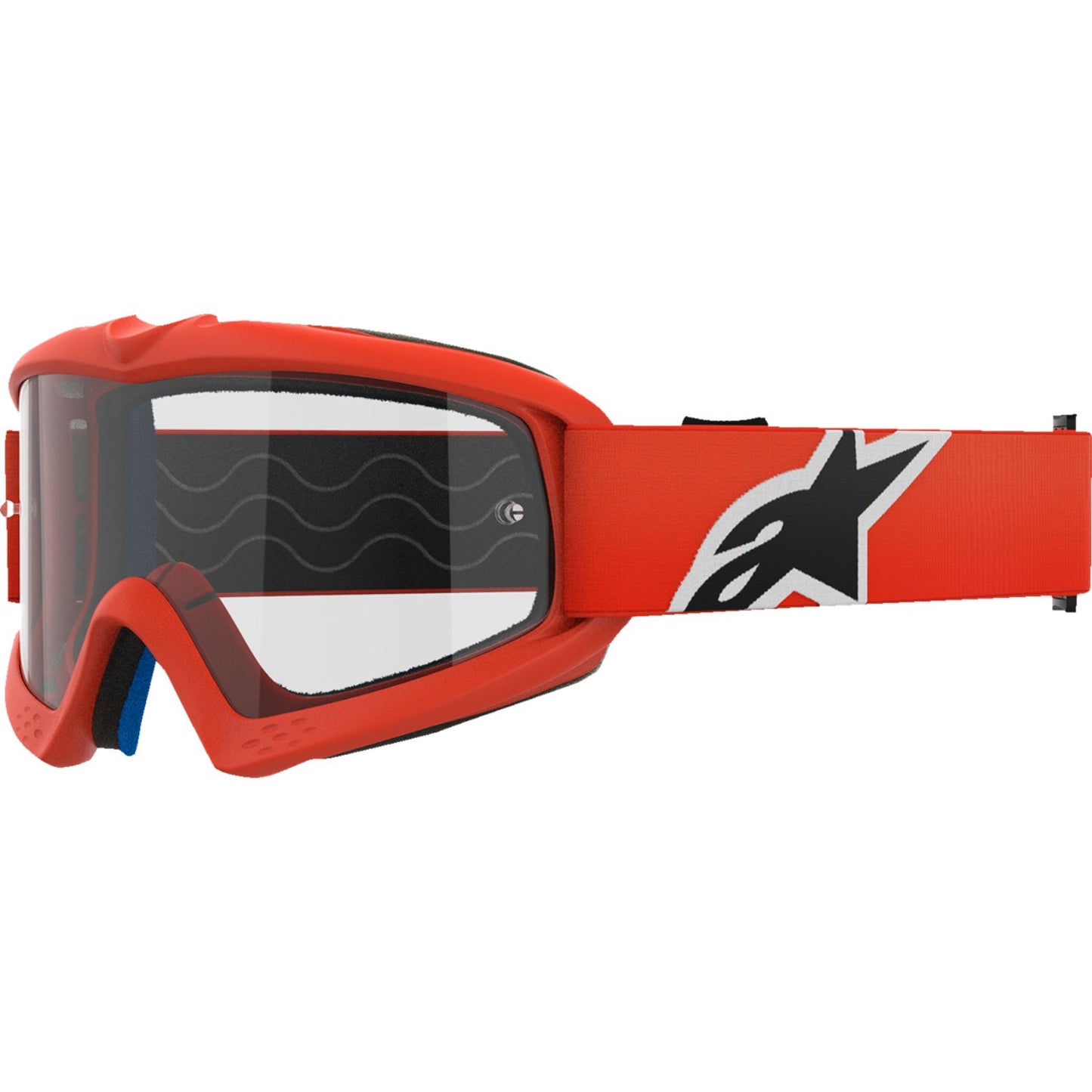 Alpinestars Youth Vision Goggles - Corp - Orange - Clear Lens [MPN: 5140125-430]_2560639