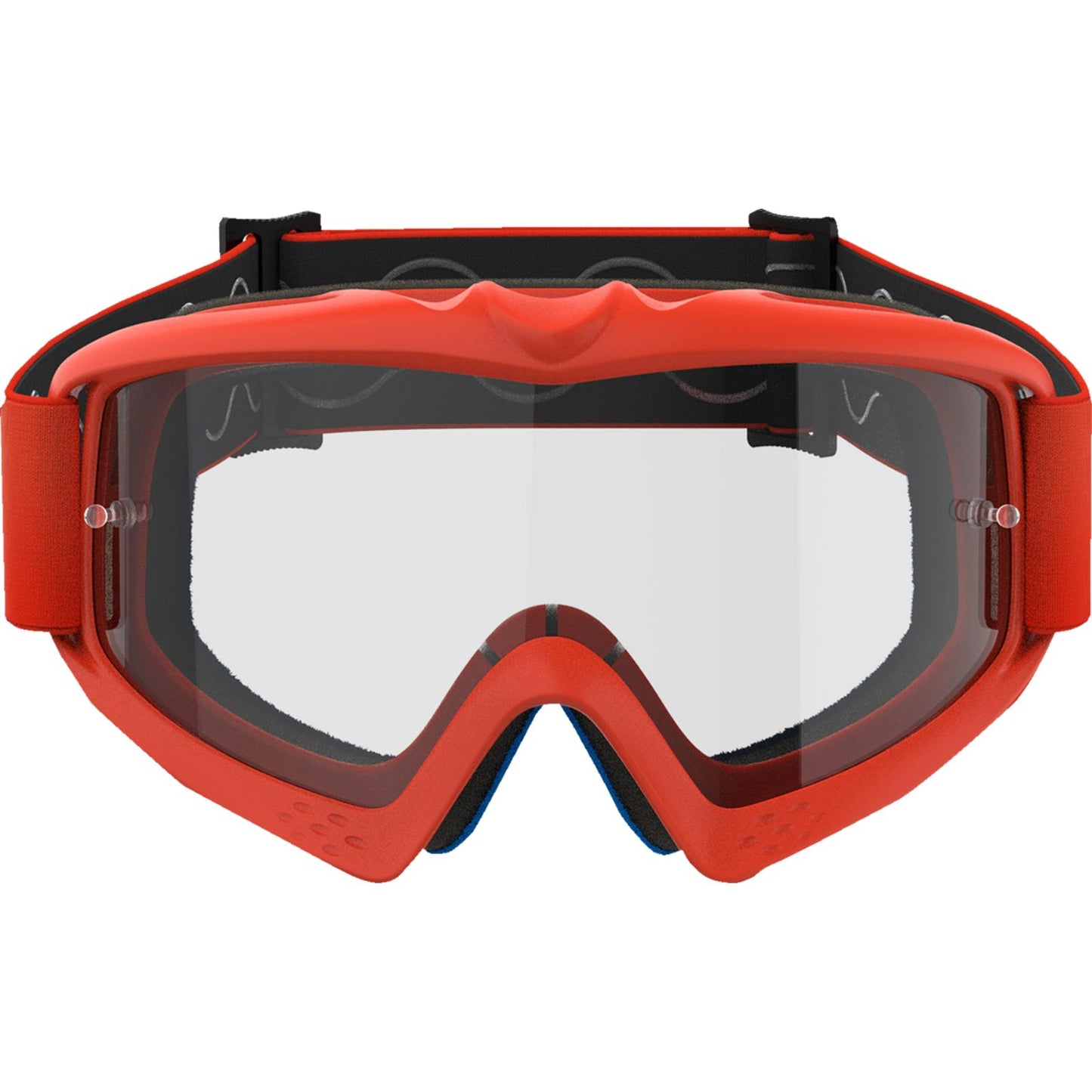 Alpinestars Youth Vision Goggles - Corp - Orange - Clear Lens [MPN: 5140125-430]_2562235