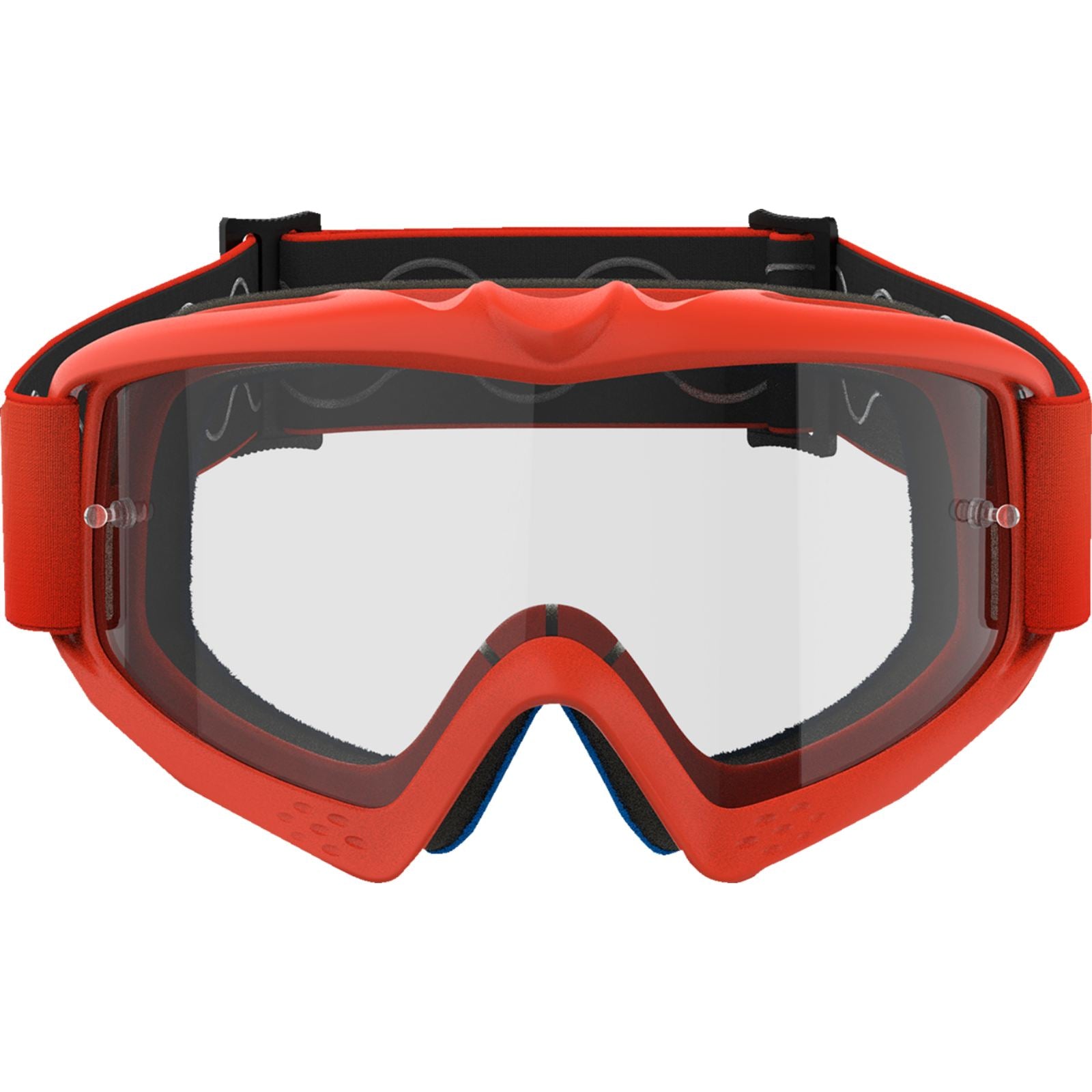 Alpinestars Youth Vision Goggles - Corp - Orange - Clear Lens [MPN: 5140125-430]_2562235