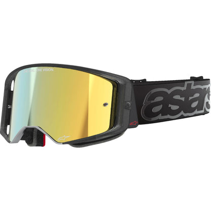 Alpinestars Supertech Vision Goggles - Vista - Black - Gold Mirror Lens [MPN: 5100226-1581]_2560684