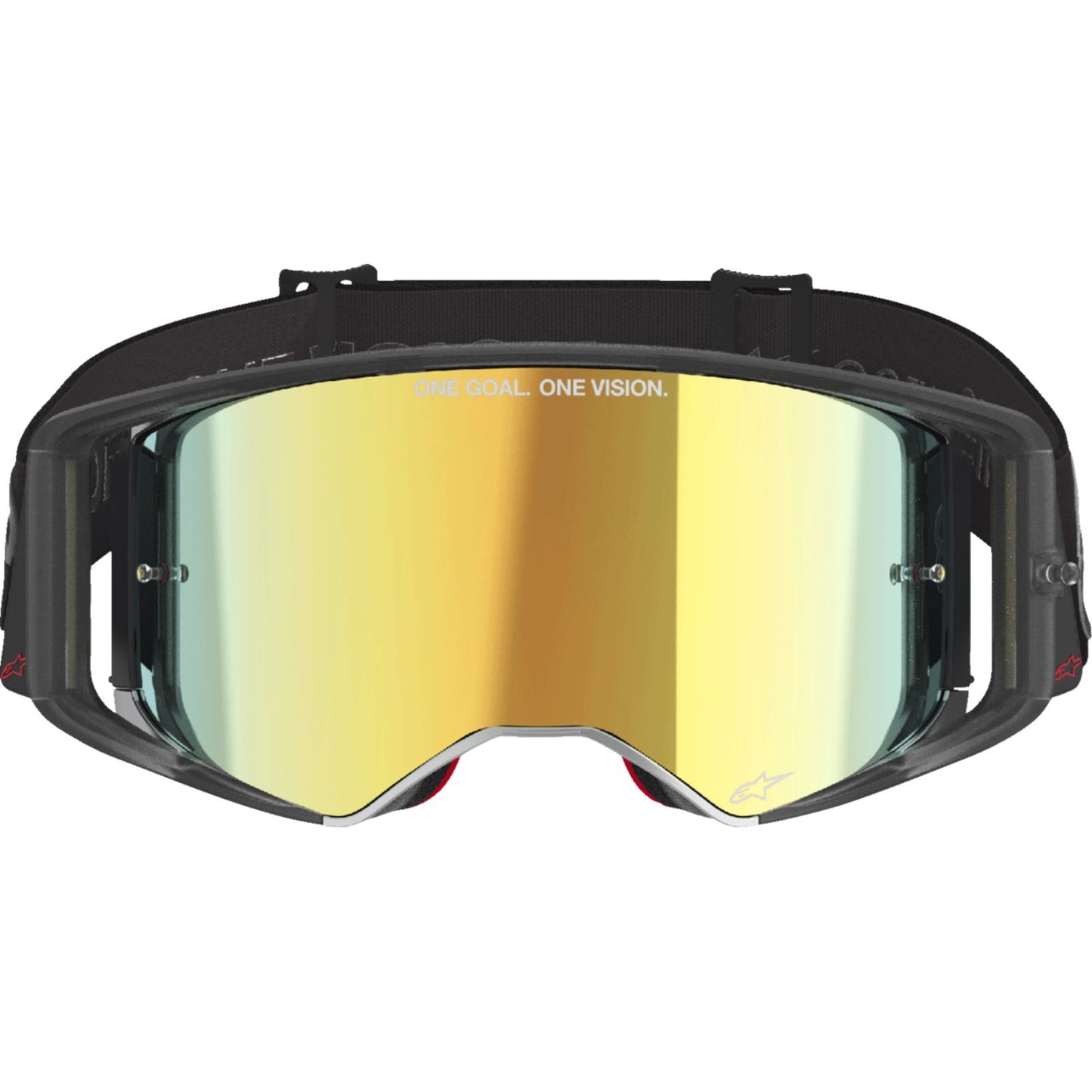 Alpinestars Supertech Vision Goggles - Vista - Black - Gold Mirror Lens [MPN: 5100226-1581]_2561691