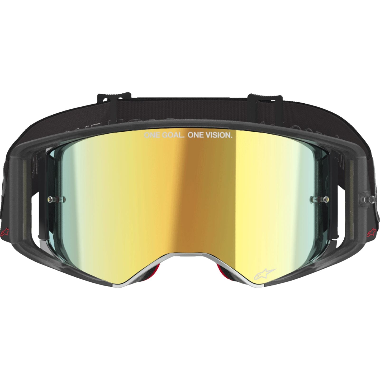 Alpinestars Supertech Vision Goggles - Vista - Black - Gold Mirror Lens [MPN: 5100226-1581]_2561691