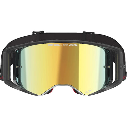 Alpinestars Supertech Vision Goggles - Vista - Black - Gold Mirror Lens [MPN: 5100226-1581]_2561691