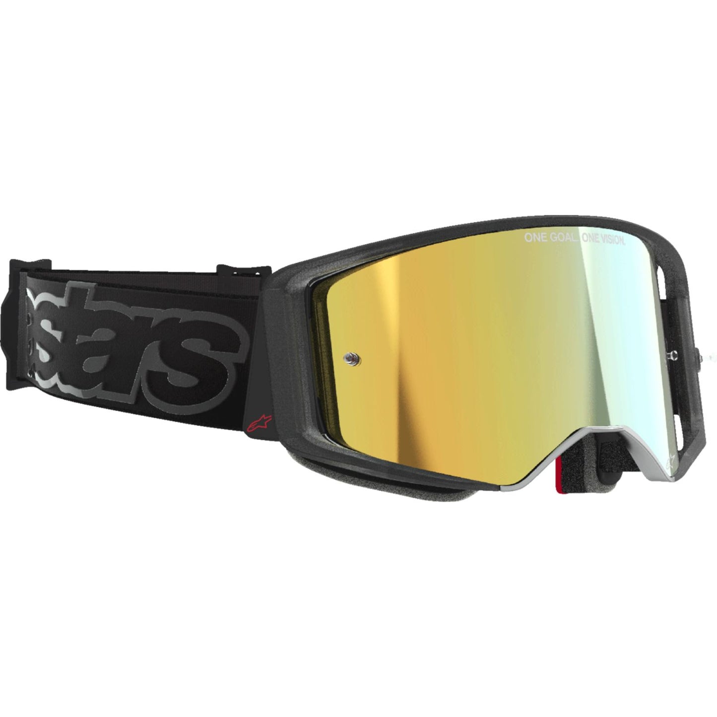 Alpinestars Supertech Vision Goggles - Vista - Black - Gold Mirror Lens [MPN: 5100226-1581]_2561968