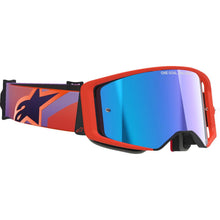 Alpinestars Supertech Vision Goggles - Corp - Hot Coral Purple - Blue Mirror Lens [MPN: 5100326-414]_2568475