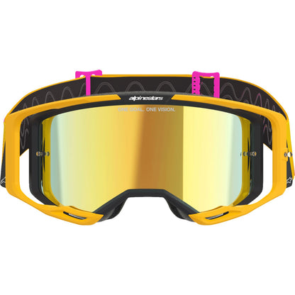 Alpinestars Vision 8 Goggles - Corp - Orange/Yellow/Pink - Gold Mirror Lens [MPN: 5101625-4005]_2566416