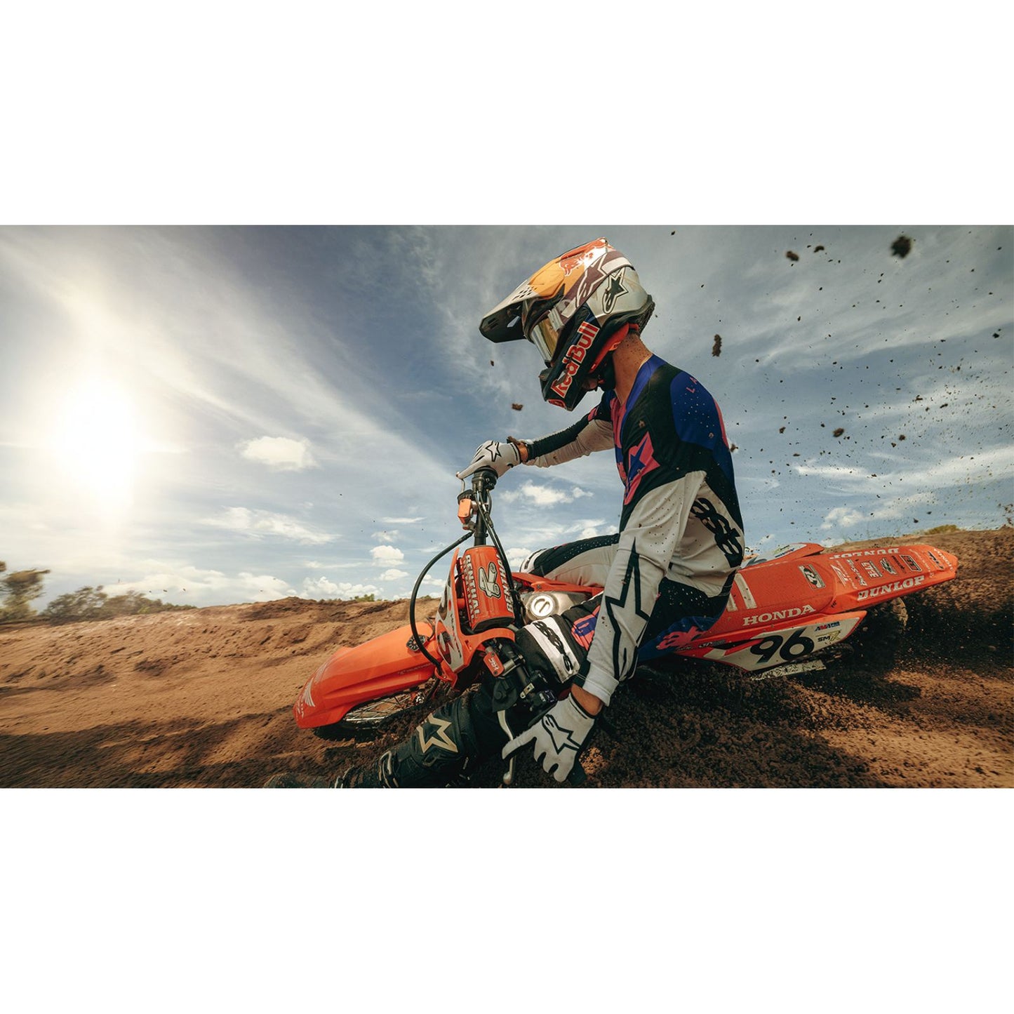 Alpinestars Supertech Goggles - Hunta 96 XXV - Purple/White - Silver Mirror Lens [MPN: 5101226-3168]_2558488