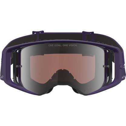 Alpinestars Supertech Goggles - Hunta 96 XXV - Purple/White - Silver Mirror Lens [MPN: 5101226-3168]_2566456