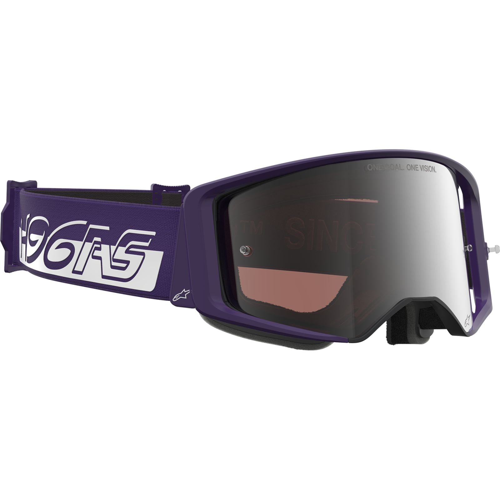 Alpinestars Supertech Goggles - Hunta 96 XXV - Purple/White - Silver Mirror Lens [MPN: 5101226-3168]_2566457