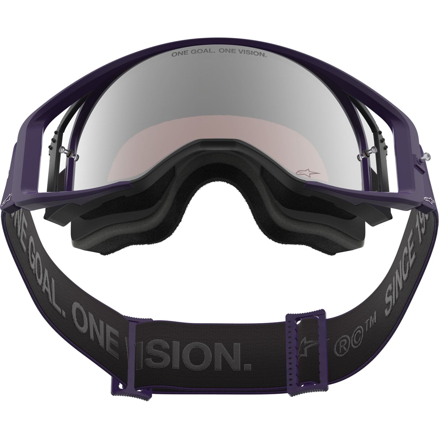 Alpinestars Supertech Goggles - Hunta 96 XXV - Purple/White - Silver Mirror Lens [MPN: 5101226-3168]_2558489