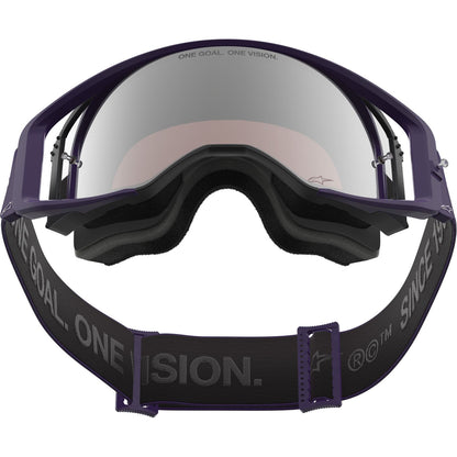 Alpinestars Supertech Goggles - Hunta 96 XXV - Purple/White - Silver Mirror Lens [MPN: 5101226-3168]_2558489