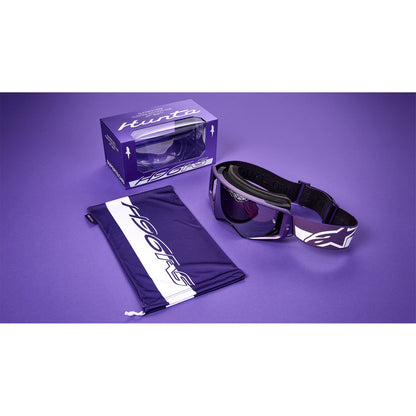 Alpinestars Supertech Goggles - Hunta 96 XXV - Purple/White - Silver Mirror Lens [MPN: 5101226-3168]_2558494