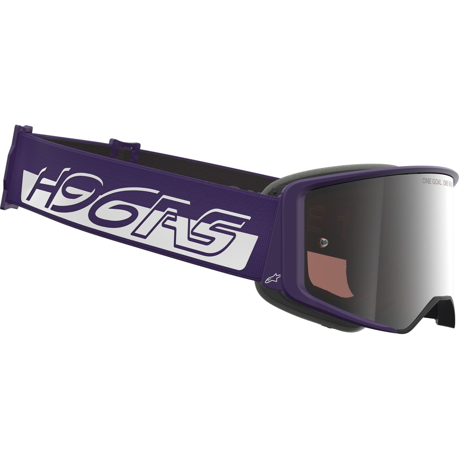 Alpinestars Supertech Goggles - Hunta 96 XXV - Purple/White - Silver Mirror Lens [MPN: 5101226-3168]_2558495
