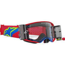 Alpinestars Supertech Roll-Off Goggles - Corp - Red/Blue - Clear Lens [MPN: 5100425-3122]_2558559