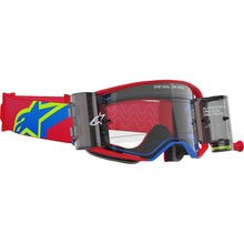 Alpinestars Supertech Roll-Off Goggles - Corp - Red/Blue - Clear Lens [MPN: 5100425-3122]_2568473