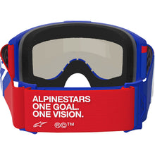 Alpinestars Vision Sand Goggles - Blue/Red/White - Dark Smoke Lens [MPN: 5100826-7295]_2558535