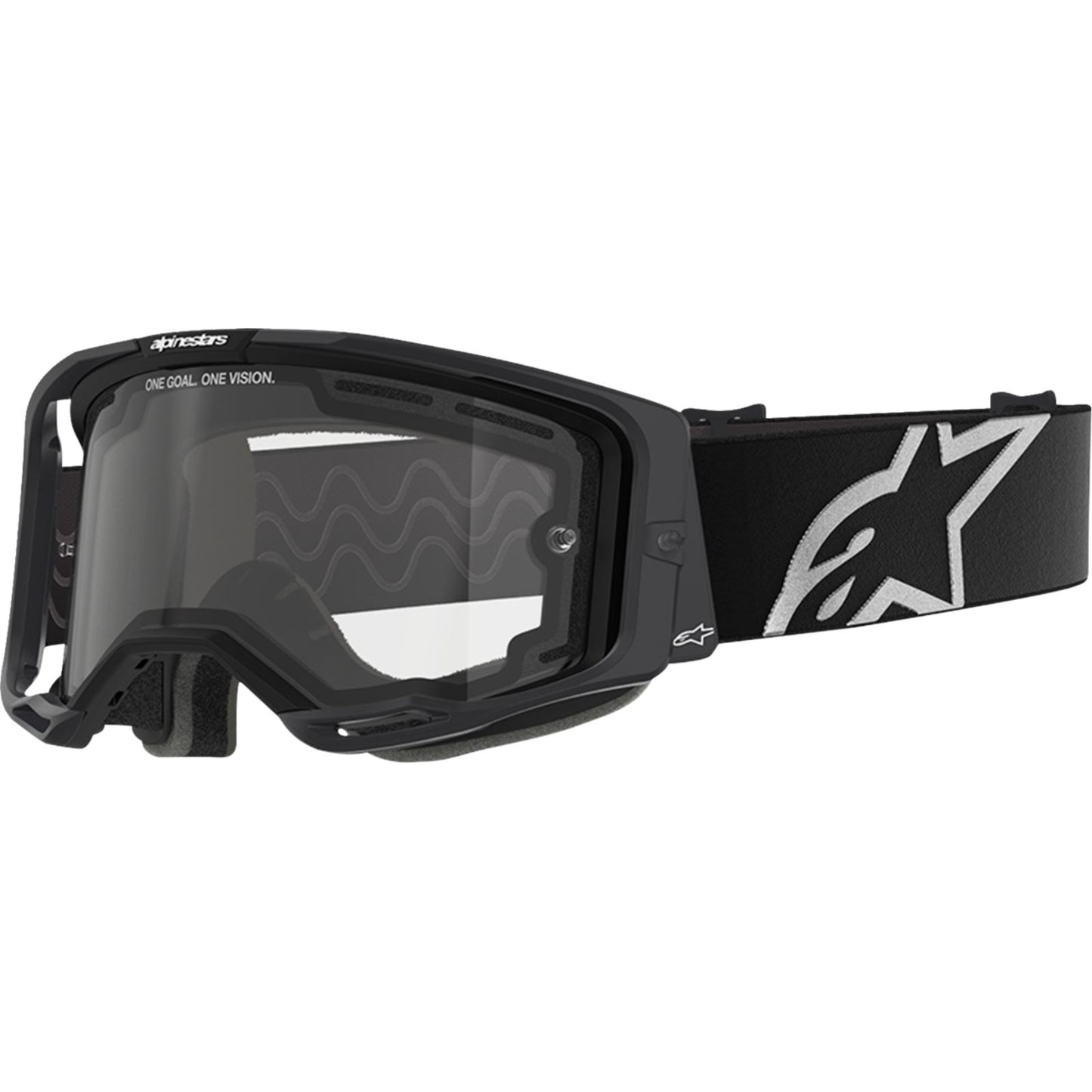 Alpinestars Vision 8 Goggles - Corp - Dual Pane - Black - Clear Lens [MPN: 5101025-1517]_2558515
