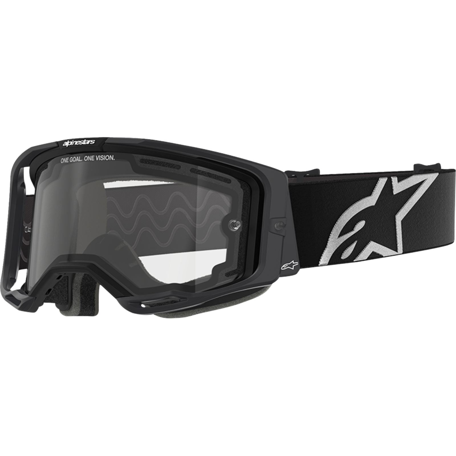 Alpinestars Vision 8 Goggles - Corp - Dual Pane - Black - Clear Lens [MPN: 5101025-1517]_2558515