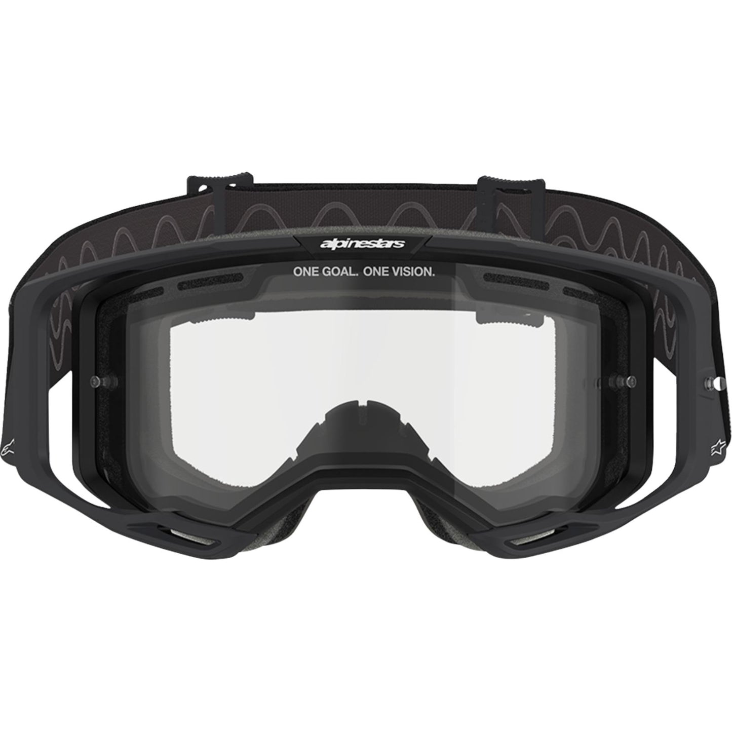 Alpinestars Vision 8 Goggles - Corp - Dual Pane - Black - Clear Lens [MPN: 5101025-1517]_2559651