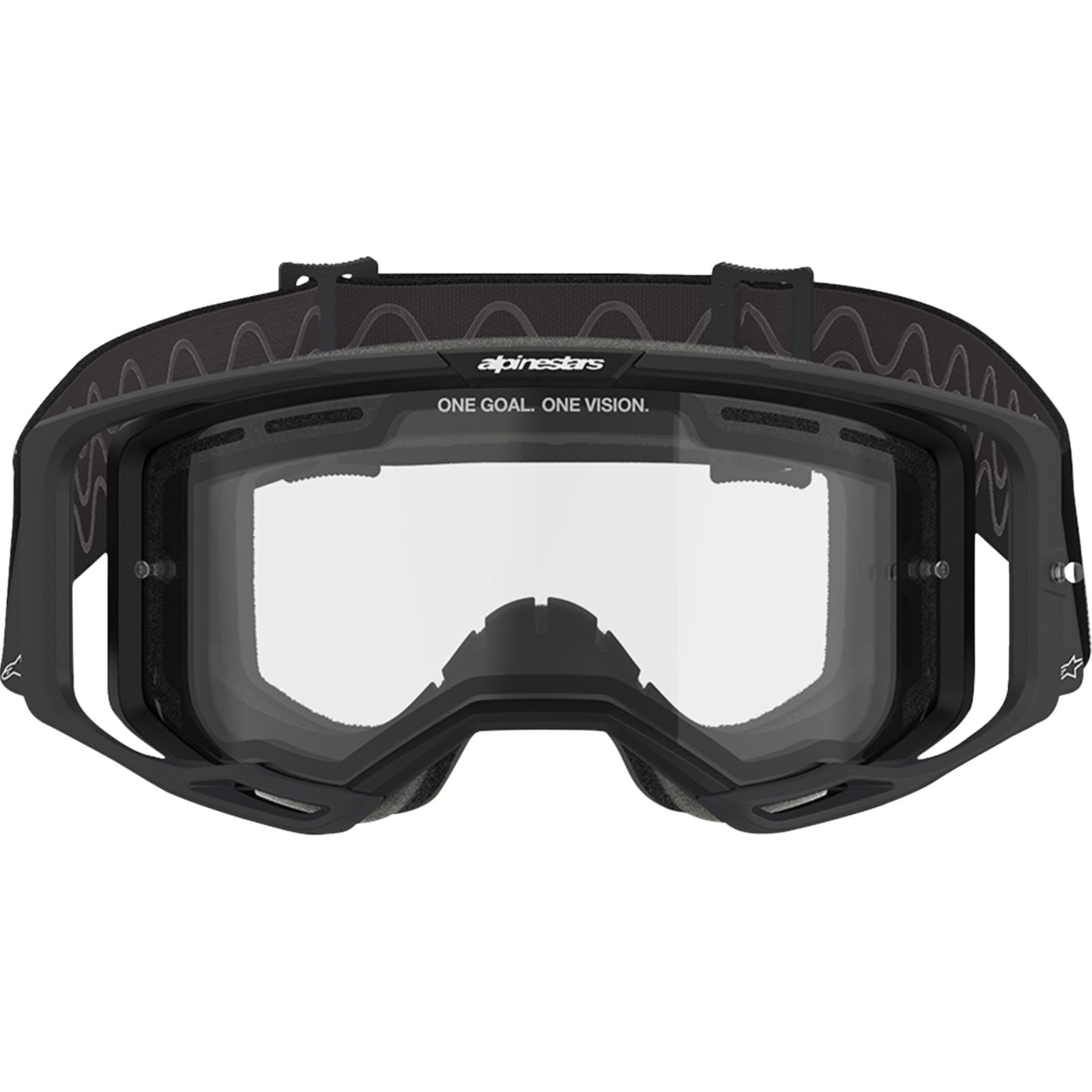 Alpinestars Vision 8 Goggles - Corp - Dual Pane - Black - Clear Lens [MPN: 5101025-1517]_2559651
