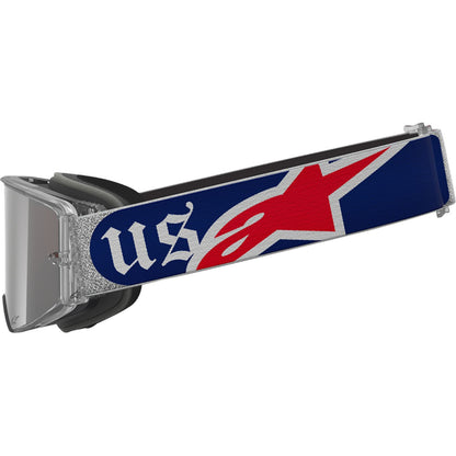 Alpinestars Supertech Goggles - Merica 25 - Red/Blue - Silver/Copper [MPN: 5105226-3720]_2566417