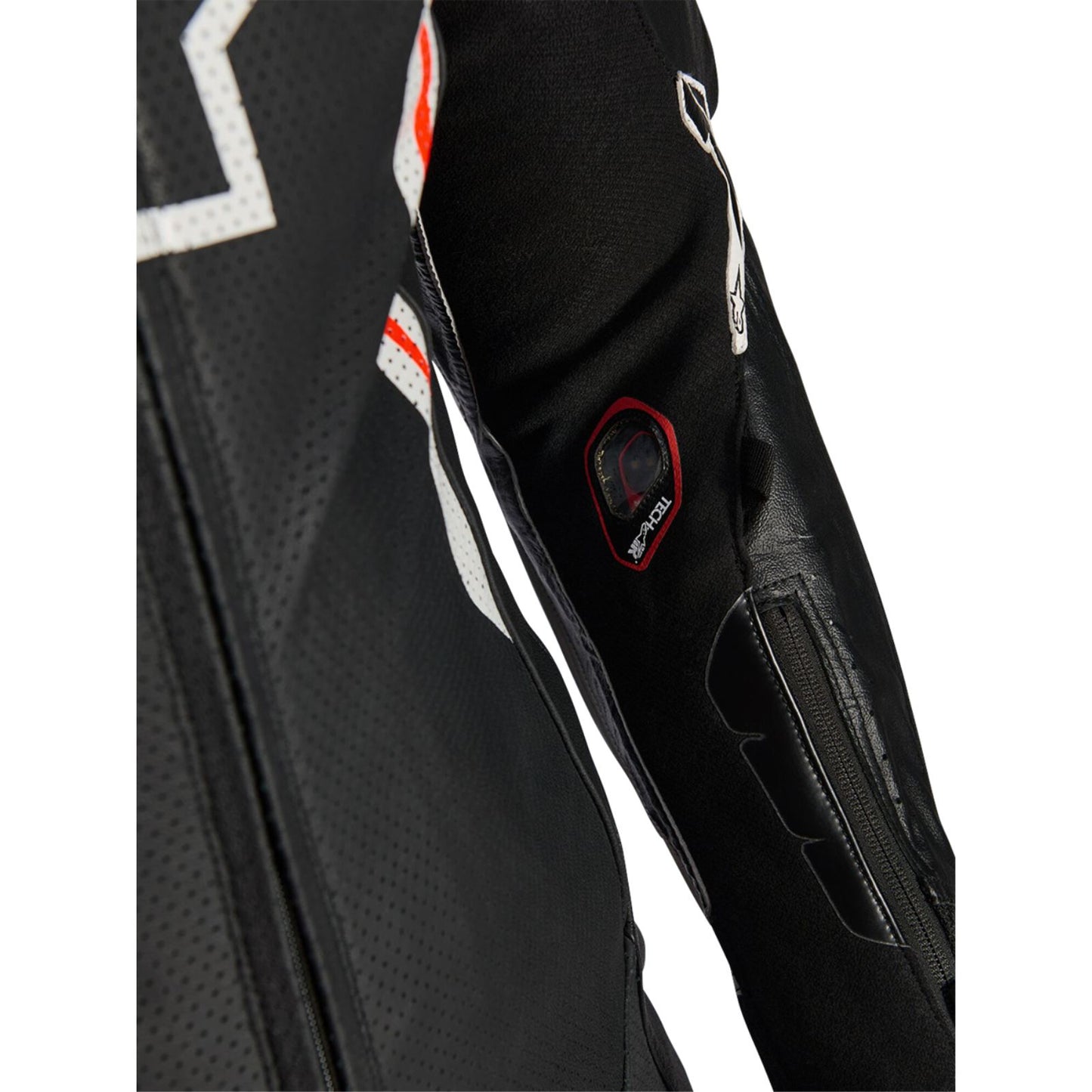 Alpinestars GP Tech v5 Leather Suit - Black/White/Red Fluo_2561685