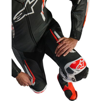 Alpinestars GP Tech v5 Leather Suit - Black/White/Red Fluo_2562726