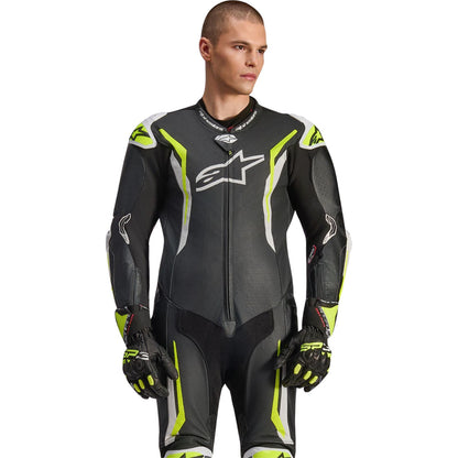 Alpinestars GP Tech v5 Leather Suit - Black/White/Yellow Fluo_2561938