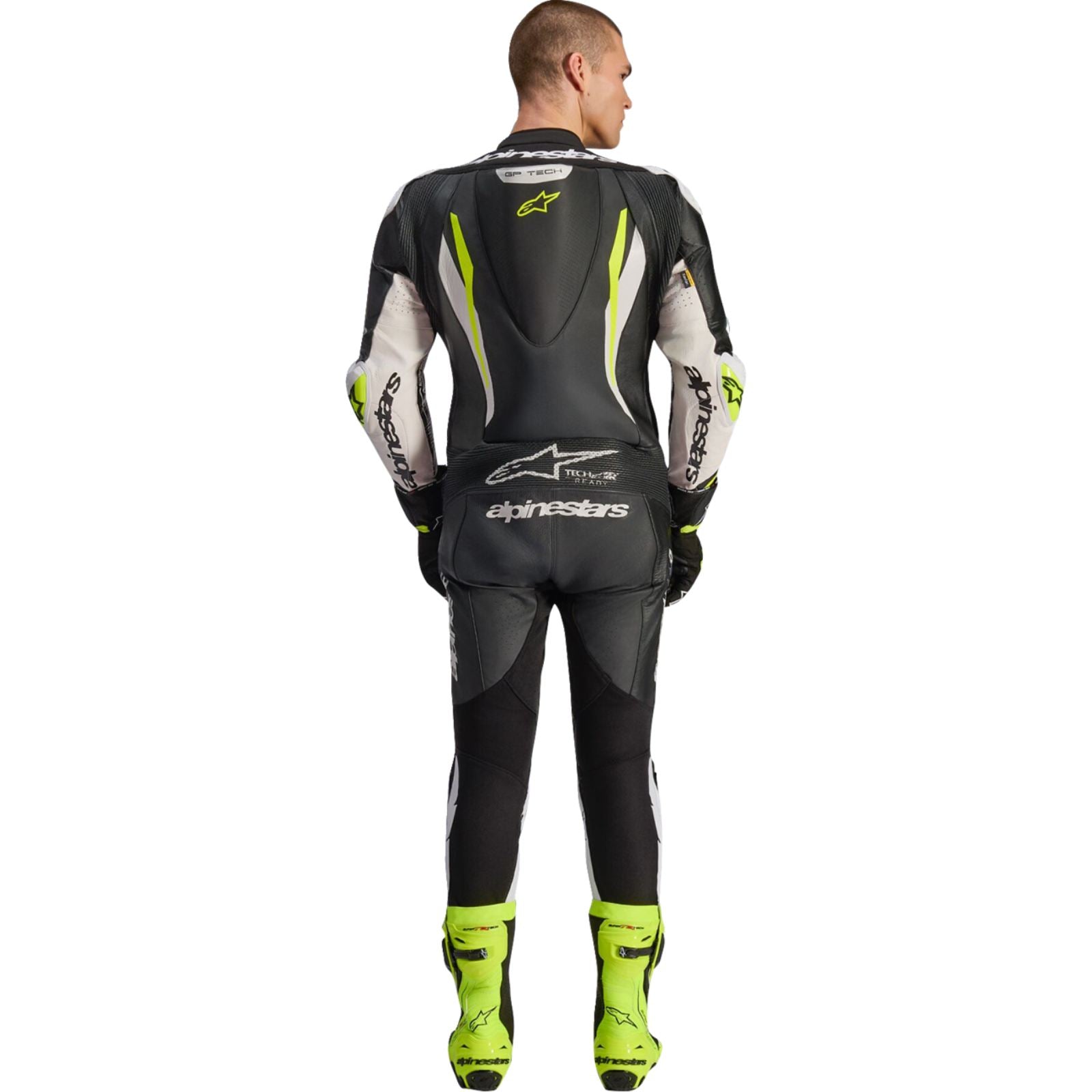 Alpinestars GP Tech v5 Leather Suit - Black/White/Yellow Fluo_2562666