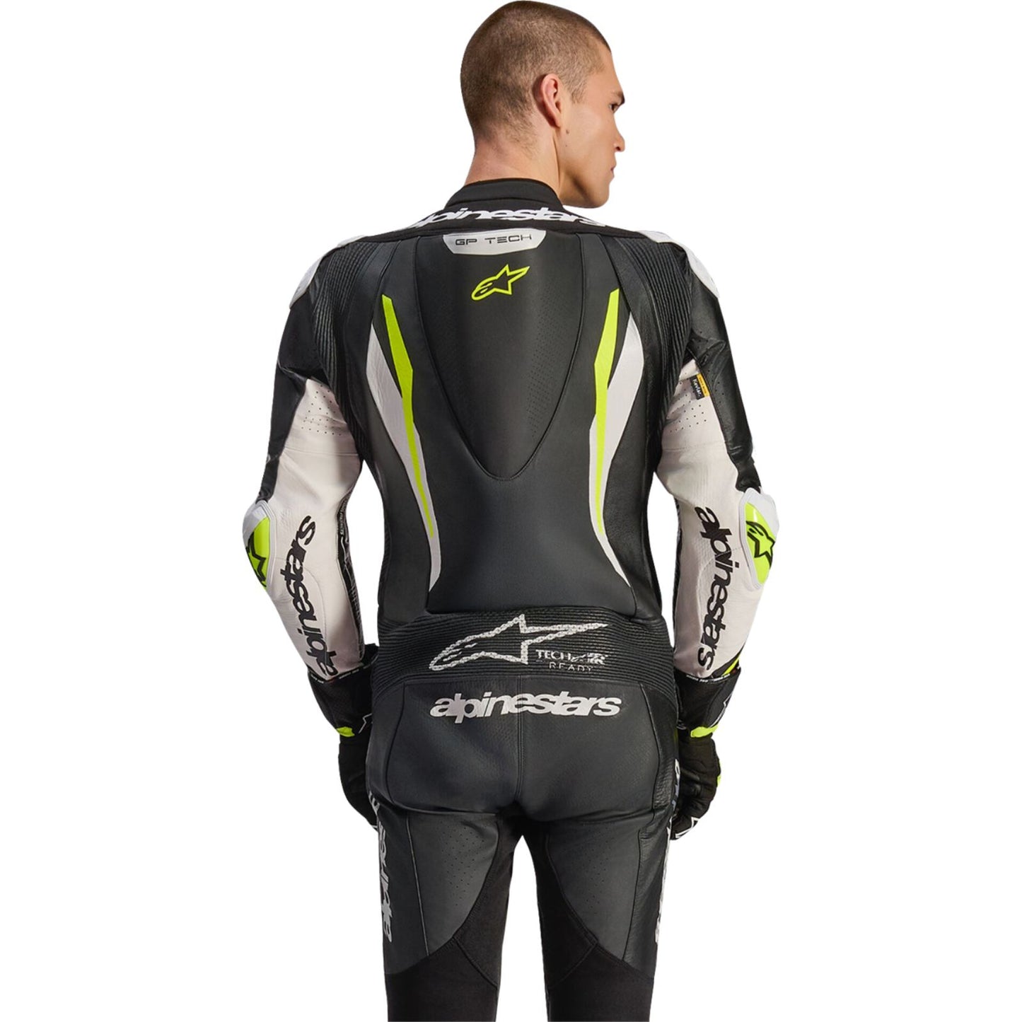 Alpinestars GP Tech v5 Leather Suit - Black/White/Yellow Fluo_2563199
