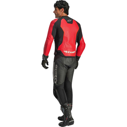Alpinestars GP Force v2 Airflow Leather Jacket - Red/Red Fluo_2558625