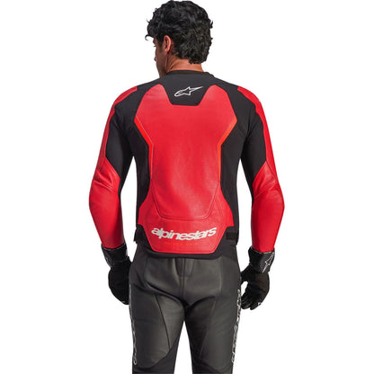 Alpinestars GP Force v2 Airflow Leather Jacket - Red/Red Fluo_2559974